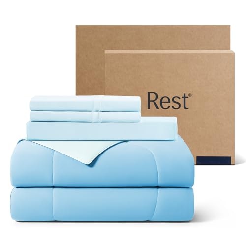 Rest Evercool+ Cooling Comforter Set 4-Piece Queen: $322.15