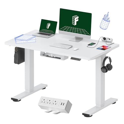 Flexispot EN2 48"x24" Standing Desk with Power Strip: $149.98