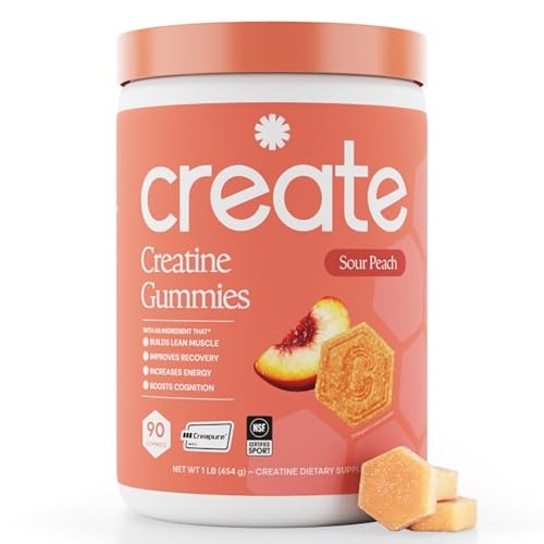 Create Creatine Monohydrate Gummies 1.5g: $42.48