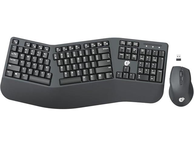 Ergonomic Wireless Keyboard and Mouse Combo: $97.48