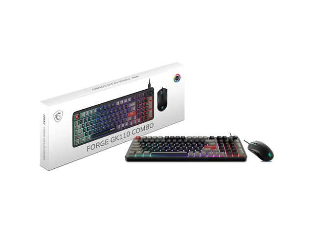 MSI Forge GK110 Gaming Keyboard and GM320 Mouse Combo: $39.99 MSI Forge GK110 Gaming Keyboard and GM320 Mouse Combo: $39.99
