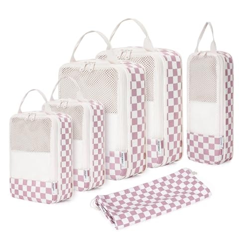Narwey 6-Piece Compression Packing Cube Set: $28.48