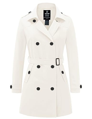 Wantdo Women's Belted Trench Coat: $49.27