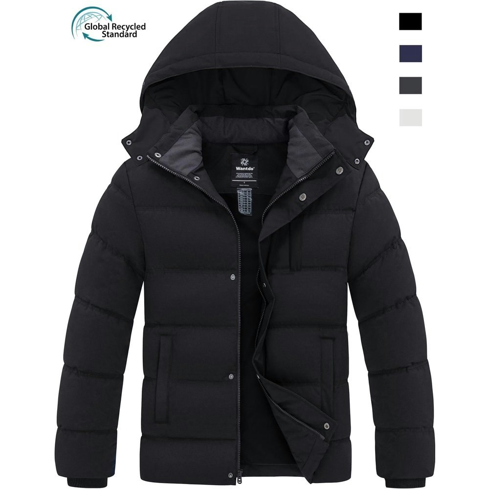 Wantdo Men's Waterproof Winter Puffer Jacket: $65.89