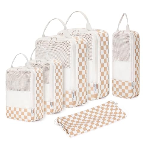 Narwey Compression Packing Cubes 6-Pack: $25.49