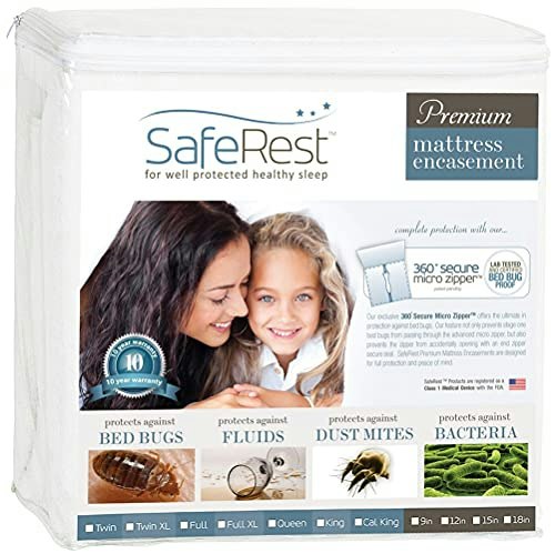 SafeRest Zippered Waterproof Mattress Protector: $63.99 SafeRest Zippered Waterproof Mattress Protector: $63.99