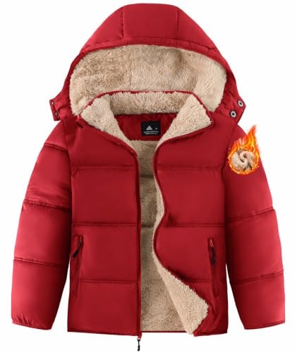 Boys' Thermal Waterproof Sherpa Fleece Lined Puffer Jacket: $35.98 Boys' Thermal Waterproof Sherpa Fleece Lined Puffer Jacket: $35.98