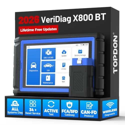Topdon X800BT Bidirectional OBD2 Scanner: $319.99
