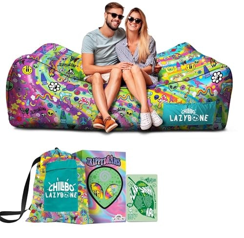 Chillbo LazyBone Inflatable Camping Couch: $84.98