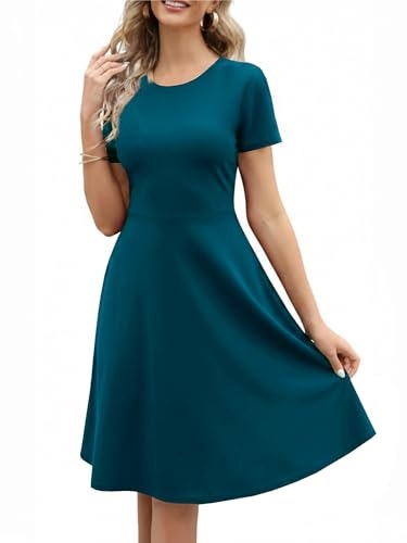 Women's Vintage 50s A-Line Work Dress: $28.04