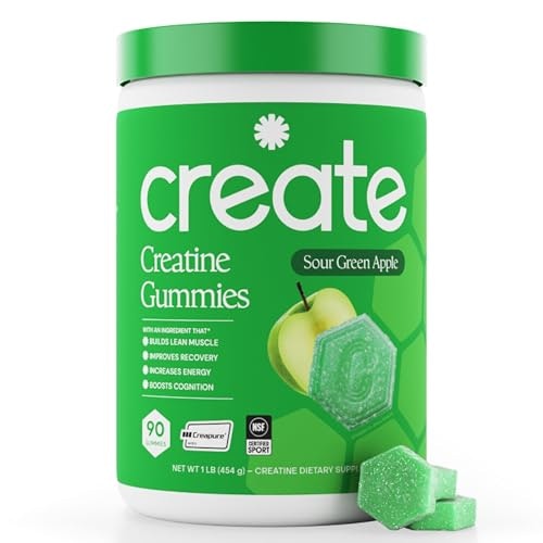 Create Creatine Monohydrate Gummies 1.5g: $42.48 Create Creatine Monohydrate Gummies 1.5g: $42.48