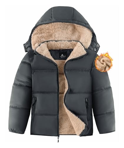 Zity Boys Fleece-Lined Winter Puffer Jacket: $37.99