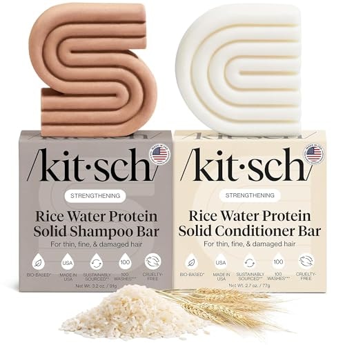 Kitsch Rice Water Solid Shampoo and Conditioner Set 2-Pack: $22.37 Kitsch Rice Water Solid Shampoo and Conditioner Set 2-Pack: $22.37
