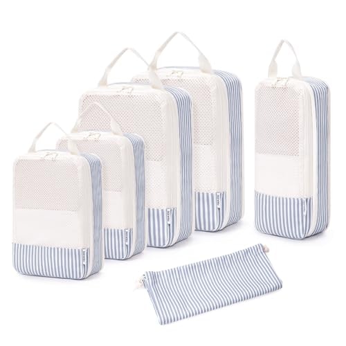 Narwey 6-Piece Compression Packing Cube Set: $33.97