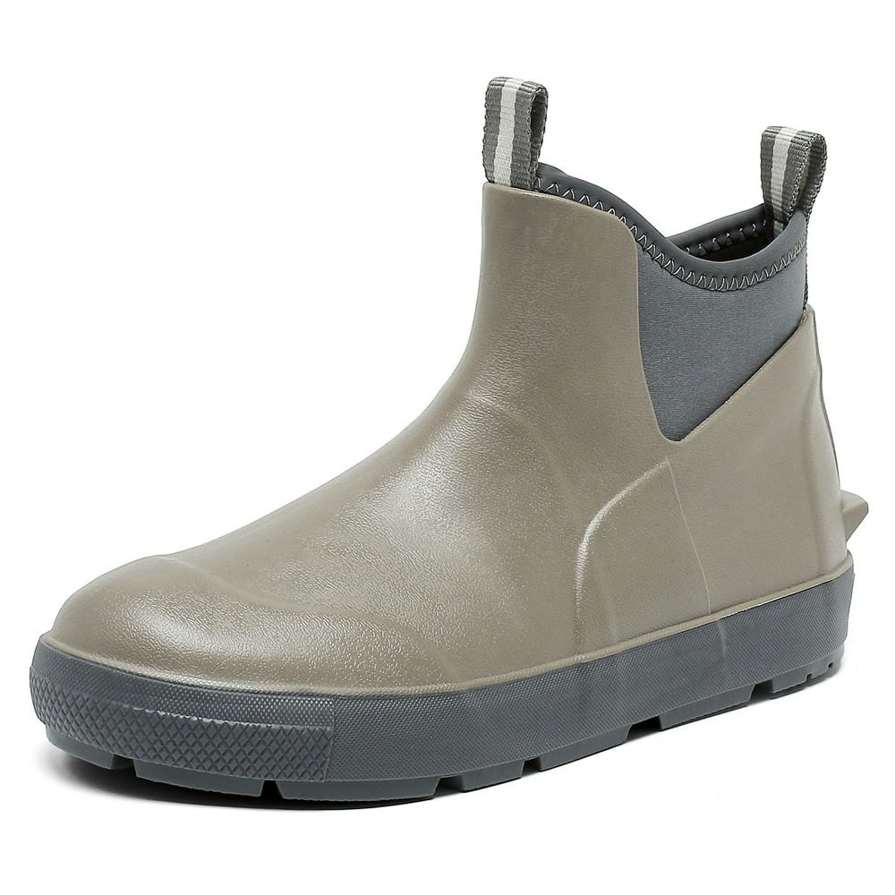 Lcamaw Men's Waterproof Deck Boots: $29.99