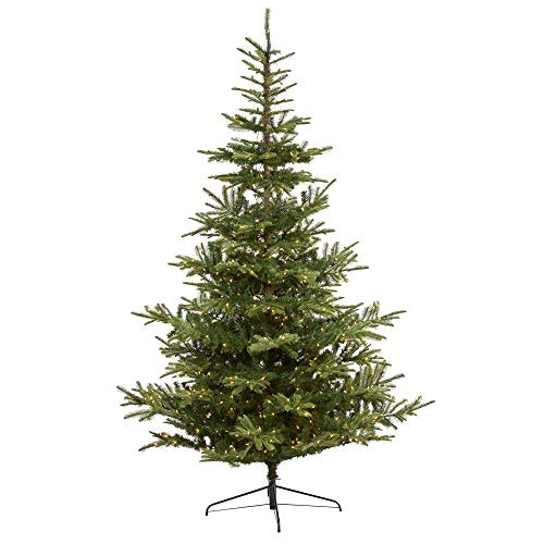 Nearly Natural 9-Foot Prelit Layered Washington Spruce Christmas Tree: $302.49