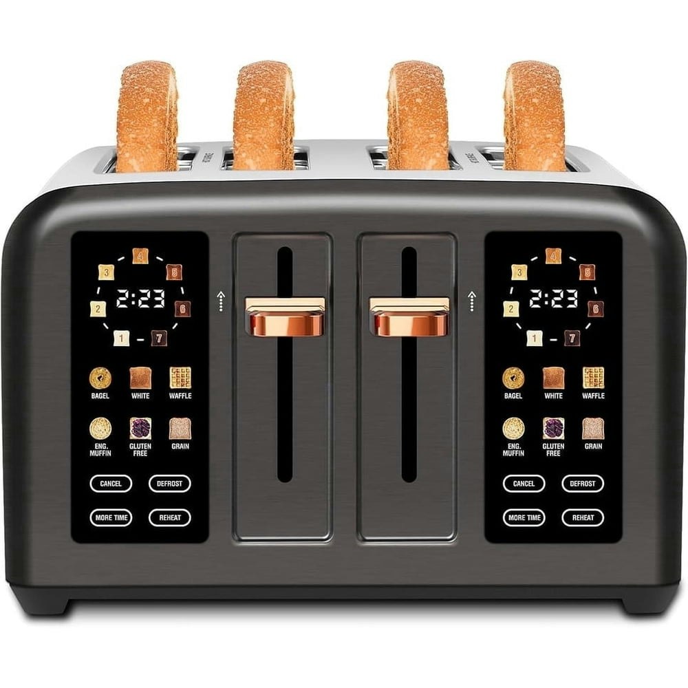 4-Slice Touch Screen Long Slot Toaster: $49.99 4-Slice Touch Screen Long Slot Toaster: $49.99