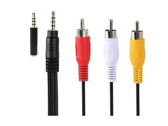 3.5mm to 3-RCA Audio Video Cable: $14.89 3.5mm to 3-RCA Audio Video Cable: $14.89