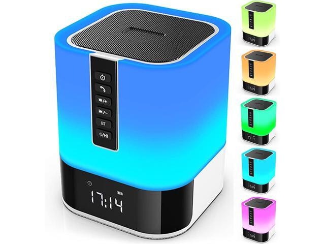 Night Light Bluetooth Speaker and Alarm Clock: $40.99