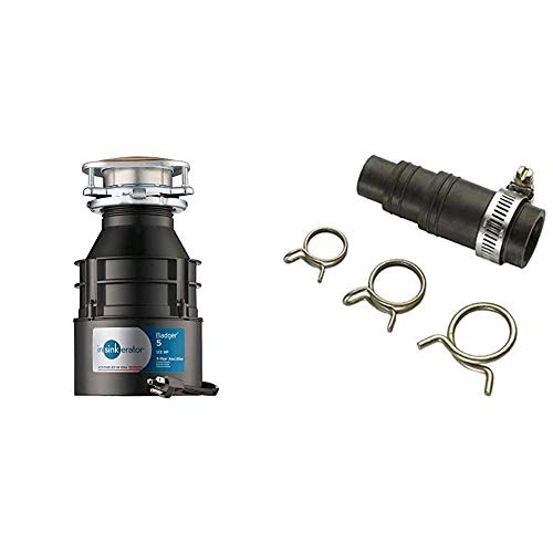 InSinkErator Badger 5 1/2 HP Continuous Feed Garbage Disposal and Dishwasher Connector Kit: $114.03 InSinkErator Badger 5 1/2 HP Continuous Feed Garbage Disposal and Dishwasher Connector Kit: $114.03