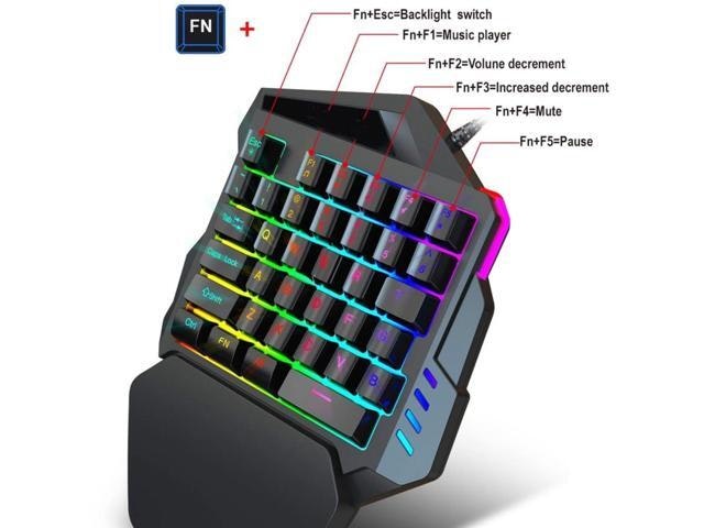 Sanoxy 35-Key Backlit One-Handed Gaming Keyboard: $29.99 Sanoxy 35-Key Backlit One-Handed Gaming Keyboard: $29.99