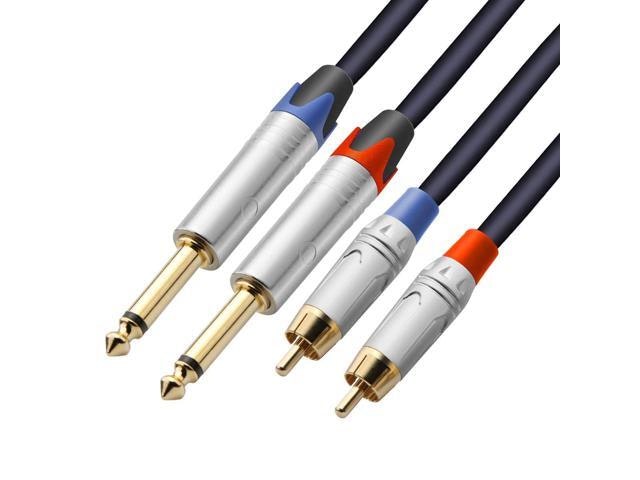 Tisino Dual RCA to Dual 1/4-Inch TS Audio Cable 6.6-Foot: $40.26 Tisino Dual RCA to Dual 1/4-Inch TS Audio Cable 6.6-Foot: $40.26