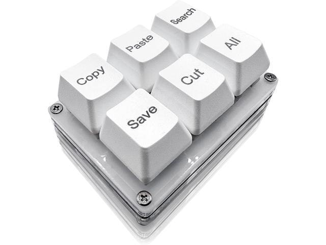 6-Key Programmable Mechanical Macro Keypad: $56.53