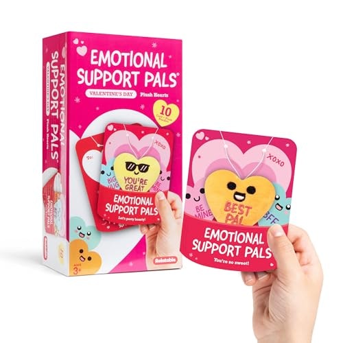 Emotional Support Heart Plushies and Cards 10-Pack: $4.66 Emotional Support Heart Plushies and Cards 10-Pack: $4.66