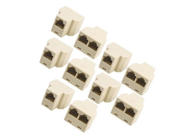 Unique Bargains 3-Way RJ45 Ethernet Splitter 10-Pack: $9.99 Unique Bargains 3-Way RJ45 Ethernet Splitter 10-Pack: $9.99