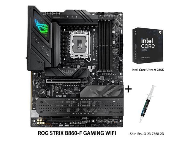Asus ROG Strix B860-F Gaming WiFi Motherboard and Intel Ultra 9 285K CPU Combo: $1,499.99 Asus ROG Strix B860-F Gaming WiFi Motherboard and Intel Ultra 9 285K CPU Combo: $1,499.99