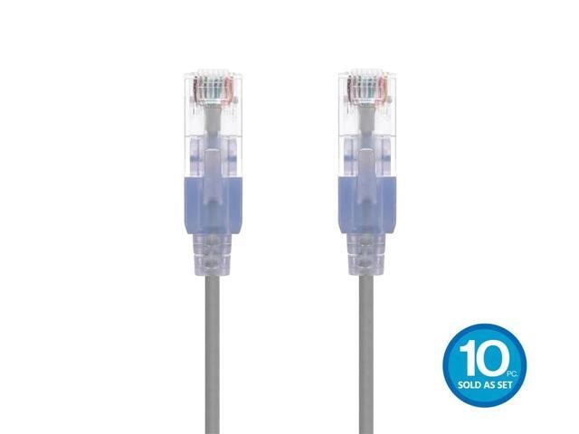 Monoprice SlimRun Cat6A Ethernet Patch Cable 1-Foot 10-Pack: $23.64 Monoprice SlimRun Cat6A Ethernet Patch Cable 1-Foot 10-Pack: $23.64