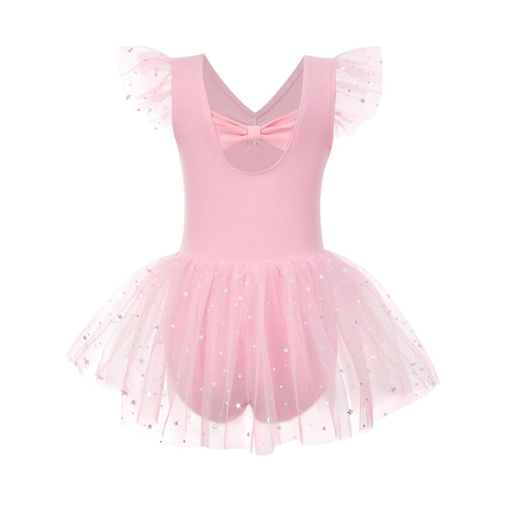Aideaone Girls Ruffle Sleeve Tutu Leotard: $14.99 Aideaone Girls Ruffle Sleeve Tutu Leotard: $14.99