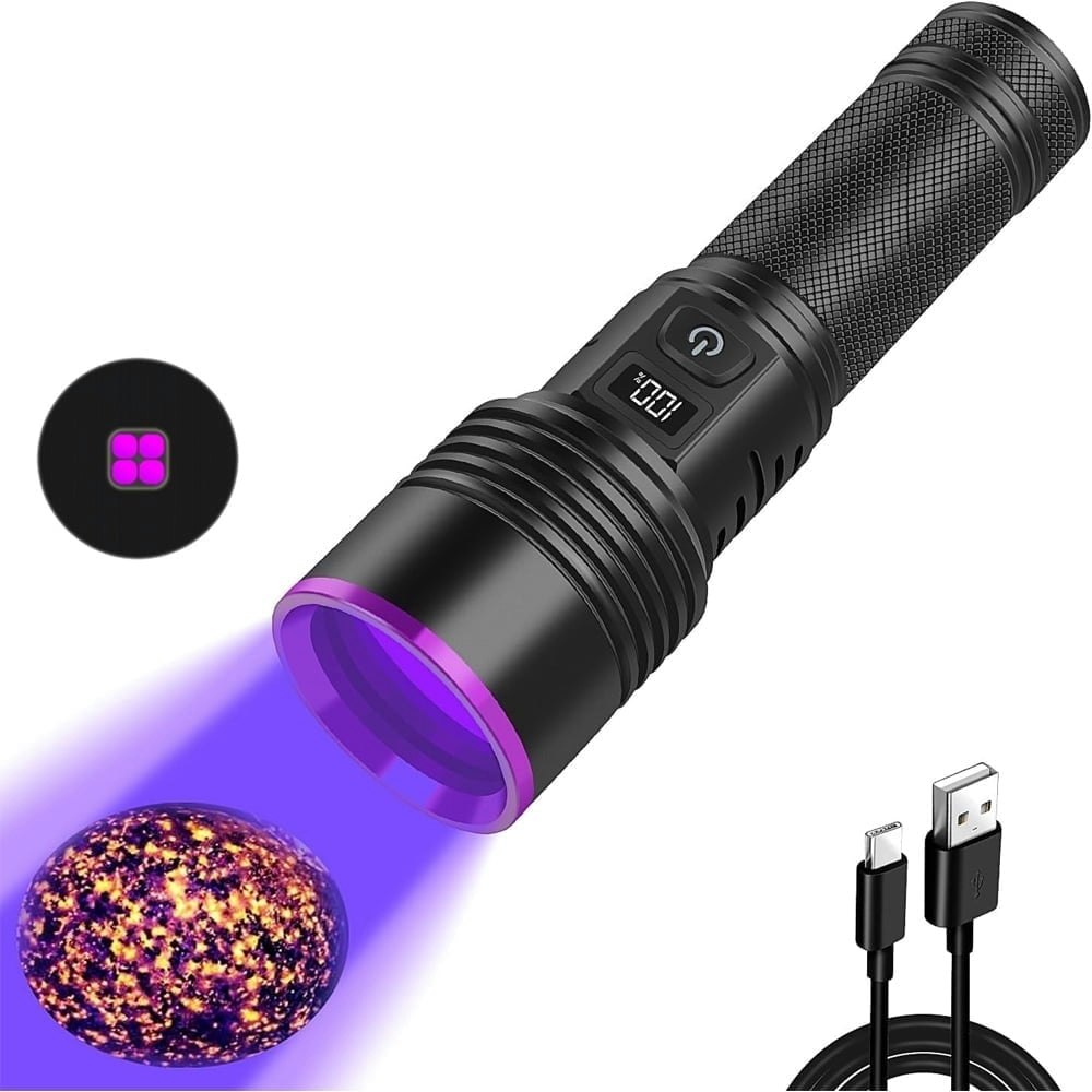 365nm 30W Rechargeable UV Flashlight: $27.40 365nm 30W Rechargeable UV Flashlight: $27.40