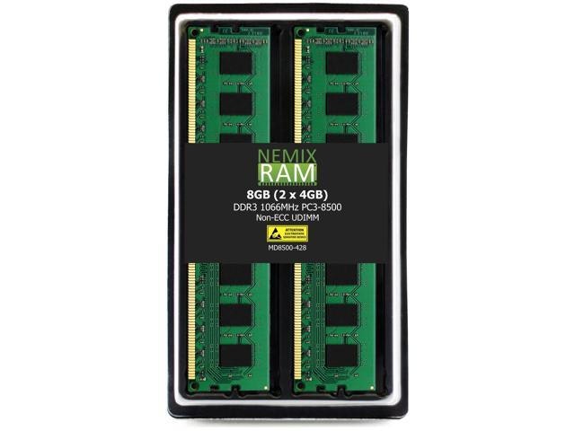 Nemix RAM 8GB 1066MHz DDR3 Desktop Memory 2-Pack: $58.95 Nemix RAM 8GB 1066MHz DDR3 Desktop Memory 2-Pack: $58.95