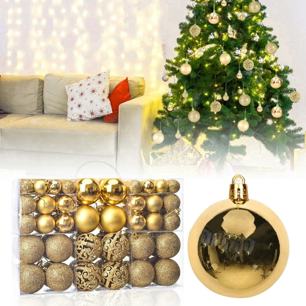 Hioha 44-Pack Shatterproof Christmas Ornament Set: $22.59 Hioha 44-Pack Shatterproof Christmas Ornament Set: $22.59