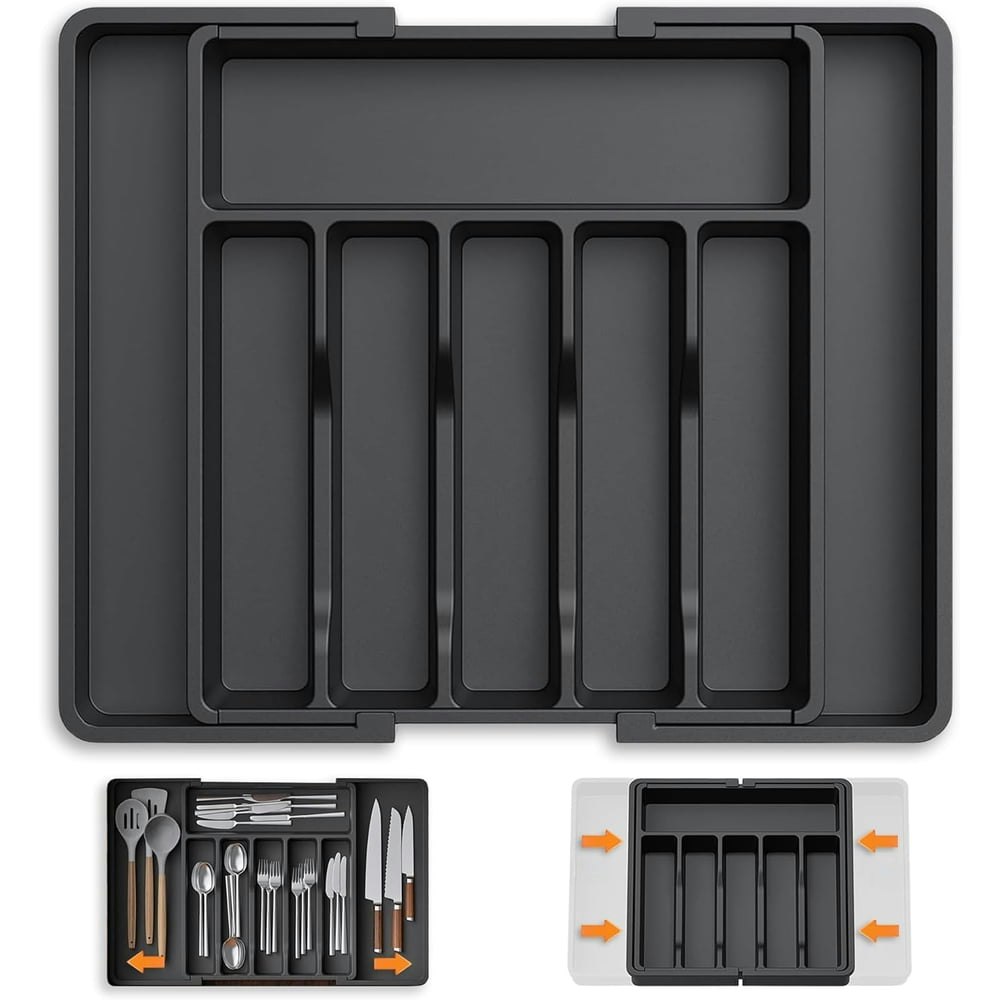 Behome Expandable 8-Compartment Kitchen Drawer Organizer: $13.67 Behome Expandable 8-Compartment Kitchen Drawer Organizer: $13.67