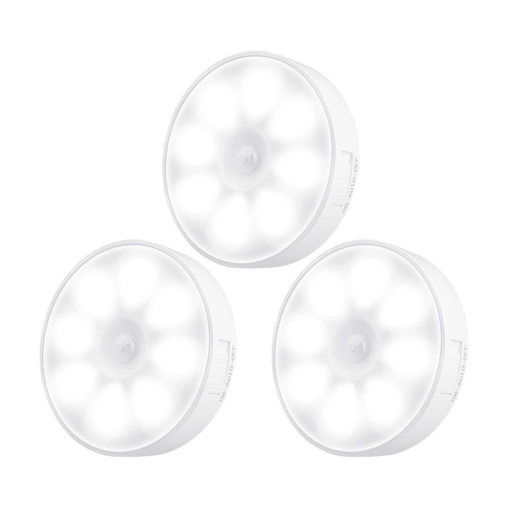Rechargeable Motion Sensor LED Night Light 3-Pack: $13.49 Rechargeable Motion Sensor LED Night Light 3-Pack: $13.49