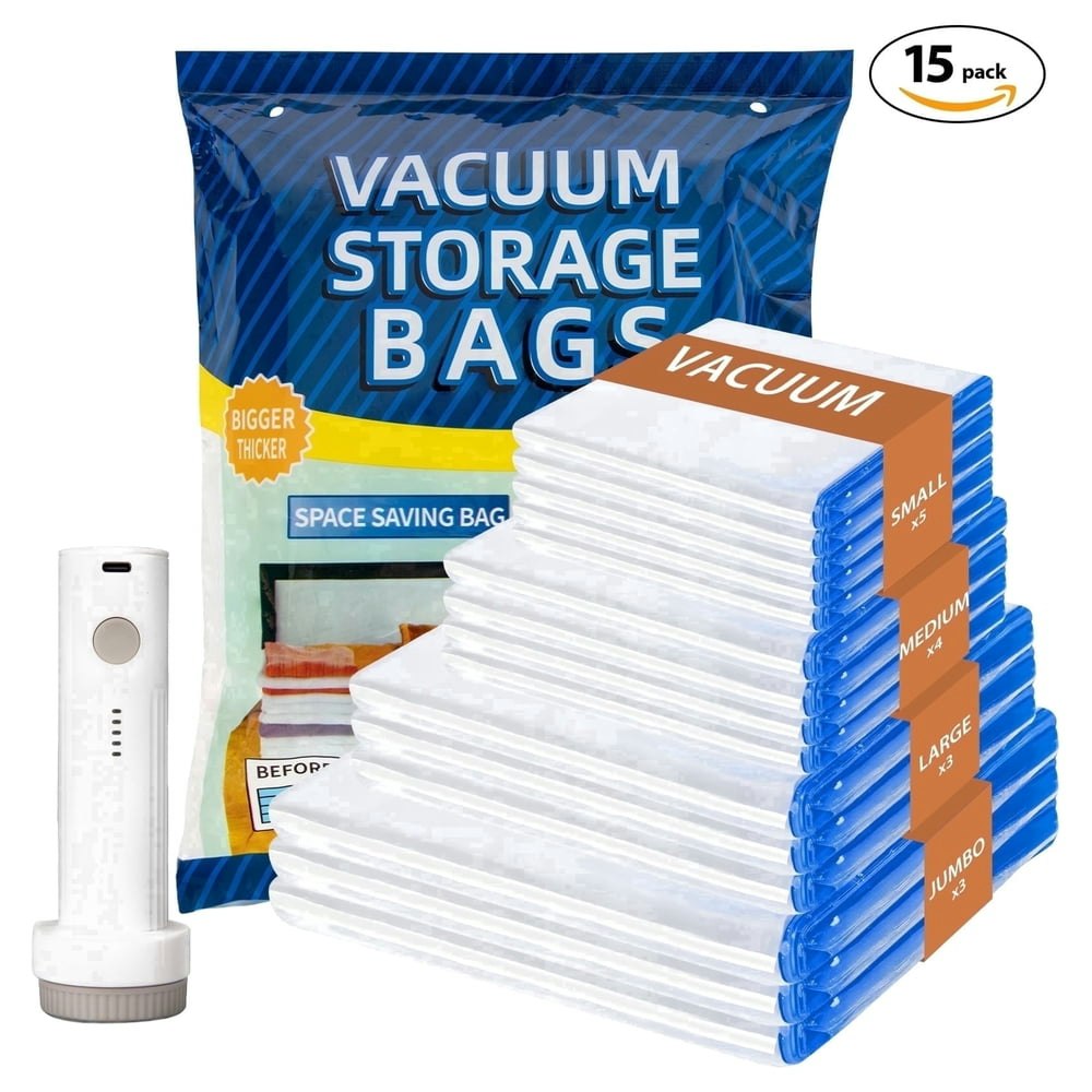 Vacuum Storage Bags 15-Pack: $19.58 Vacuum Storage Bags 15-Pack: $19.58