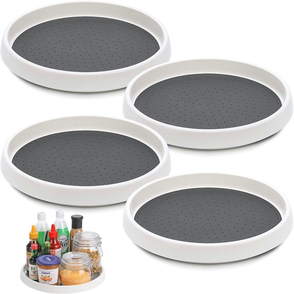 10-Inch Non-Skid Lazy Susan Turntable 4-Pack: $17.09 10-Inch Non-Skid Lazy Susan Turntable 4-Pack: $17.09