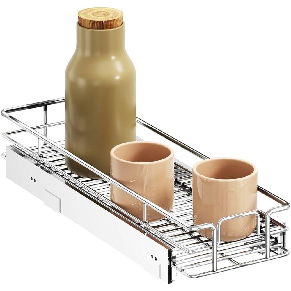 5.5" x 21.5" Pull-Out Cabinet Organizer: $25.99 5.5" x 21.5" Pull-Out Cabinet Organizer: $25.99