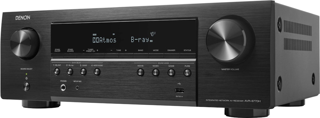 Denon AVR-S770H 7.2-Channel 8K AV Home Theater Receiver: $749 Denon AVR-S770H 7.2-Channel 8K AV Home Theater Receiver: $749