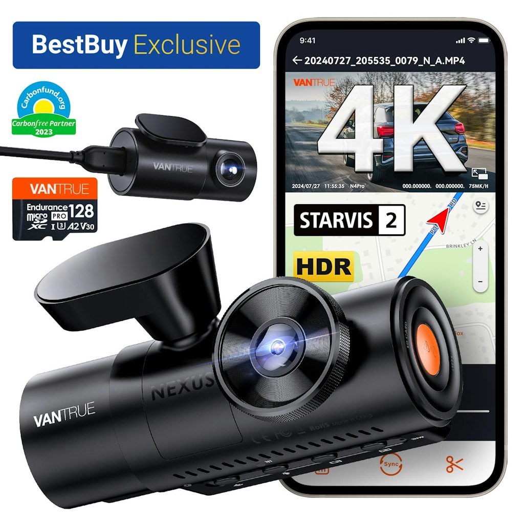Vantrue N4 Pro 4K 3-Channel Dash Cam 128GB Bundle: $329.99 Vantrue N4 Pro 4K 3-Channel Dash Cam 128GB Bundle: $329.99