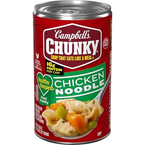 Campbell's Chunky Healthy Request Chicken Noodle Soup 18.6-oz. Can: $2.26 Campbell's Chunky Healthy Request Chicken Noodle Soup 18.6-oz. Can: $2.26