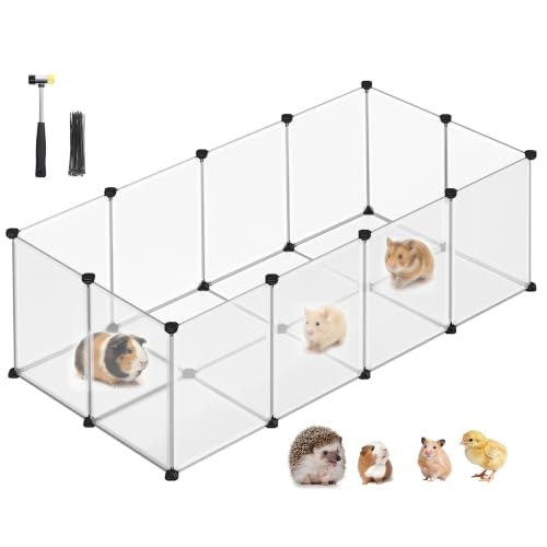 Songmics Pet Playpen with Floor: $31.99