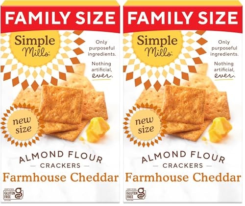 Simple Mills Farmhouse Cheddar Almond Flour Crackers 7-oz 2-Pack: $10.66 Simple Mills Farmhouse Cheddar Almond Flour Crackers 7-oz 2-Pack: $10.66