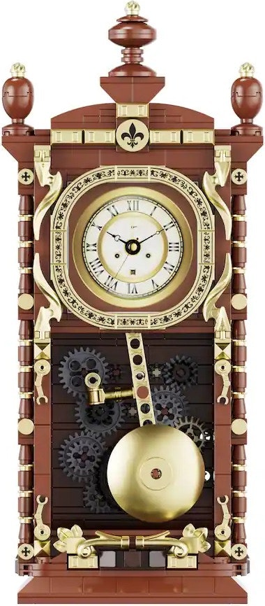 Contixo BK12 Retro Pendulum Clock 751-Piece Building Set: $20 Contixo BK12 Retro Pendulum Clock 751-Piece Building Set: $20