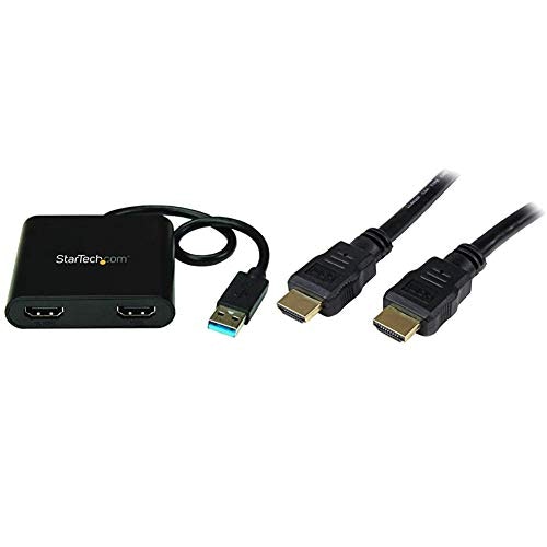 StarTech.com USB 3.0 to Dual HDMI Adapter Bundle: $54.26 StarTech.com USB 3.0 to Dual HDMI Adapter Bundle: $54.26