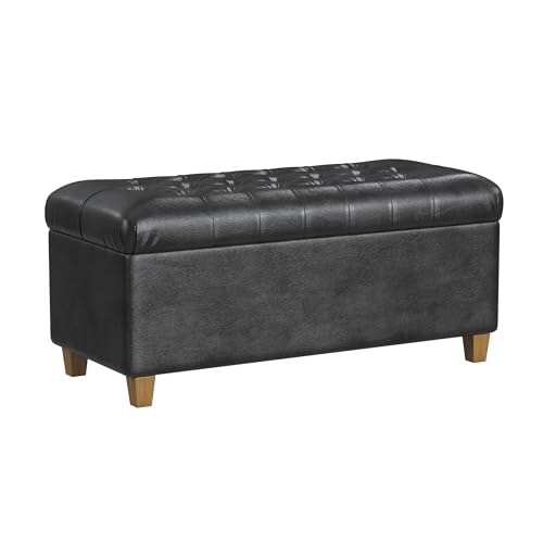 HomePop 40-Inch Button Tufted Storage Bench: $83.99 HomePop 40-Inch Button Tufted Storage Bench: $83.99