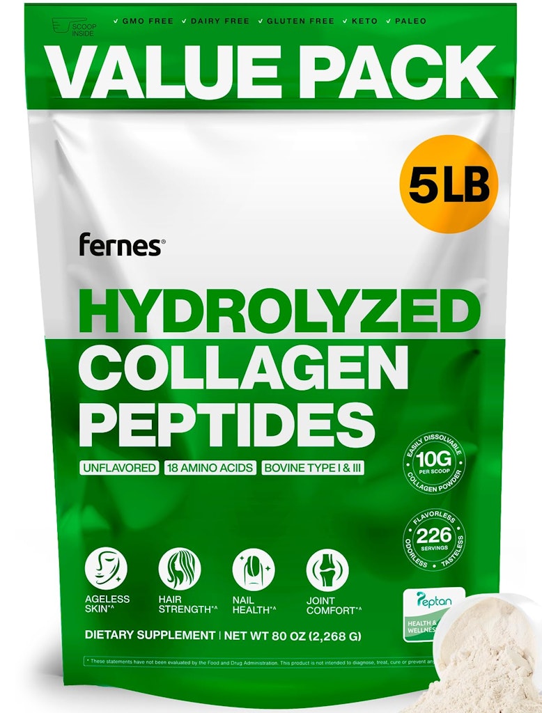 Hydrolyzed Collagen Peptides 5-lb. Bag: $28 via Sub. & Save