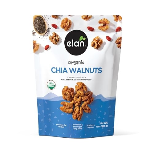 Elan Organic Chia Walnuts 4.5-oz.: $5.50